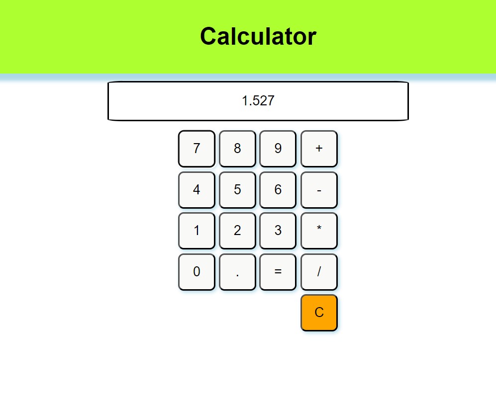 Calculator Project